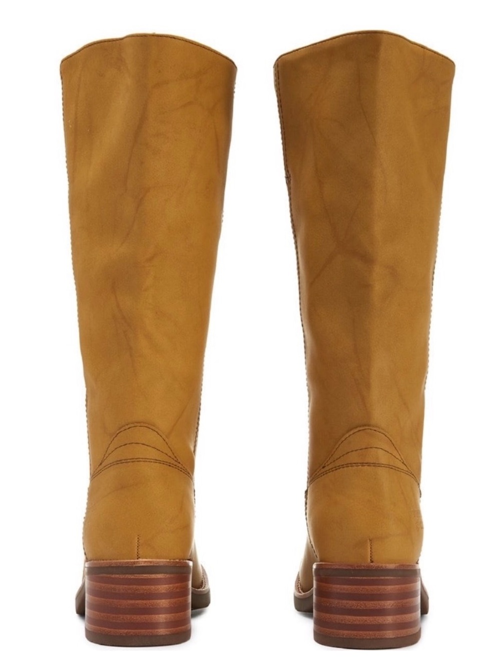 NWOT WOMEN'S FRYE & CO. MIRANDA 14 KNEE HIGH BOOTS BANANA SIZE 7.5 - Picture 3 of 11